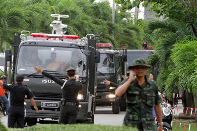 Bangchak oil refinery-fire