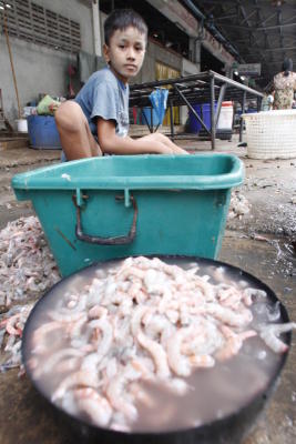 child labour-seafood industry