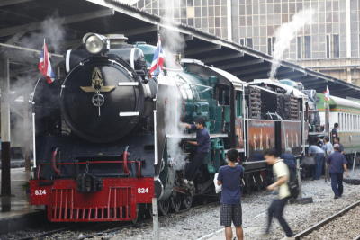 Steaming as she goes