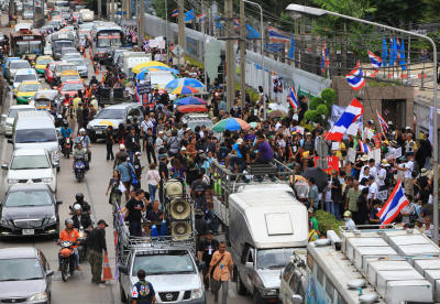 ชุมนุมคัดค้านขึ้นราคาก๊าชหุงต้ม