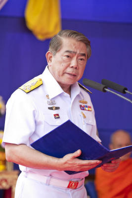 พิธีวางกระดูกงูเรือตรวจการณ์ปืน