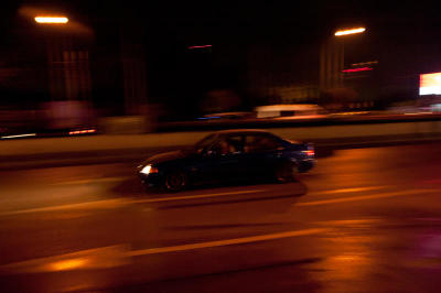 illegal street race