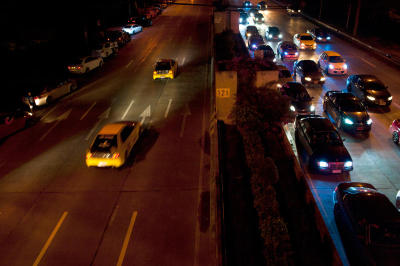 illegal street race