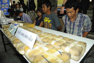 บช.ปส.แถลงข่าวจับยาบ้า