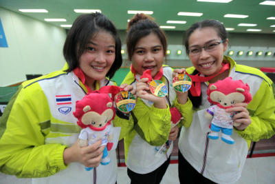 ทองปืนสั้นอัดลมหญิง