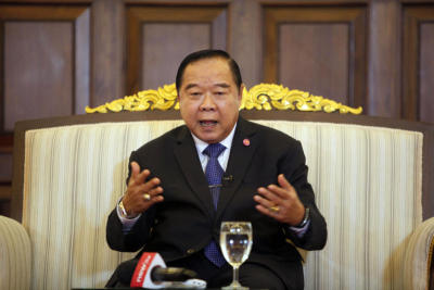 พลเอก ประวิตร วงษ์สุวรรณ หรือ บิ๊กป้อม พี่อุ๋ยสัมภาษณ์