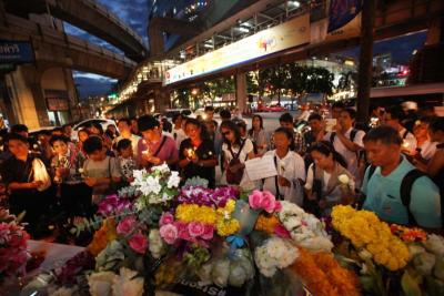 เปิดพระพรหมวันแรก หลังเหตุระเบิด