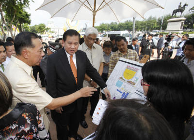 รองนายกนำคณะตรวจพื้นที่ลานพระราชวังดุสิต เส้นทาง BIKE FOR DAD