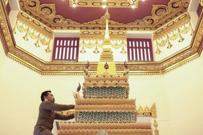 การเตรียมการก่อนพิธีพระราชทานเพลิงพระศพสมเด็จพระสังฆราช
