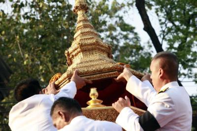 ขบวนพระอิสริยยศแห่เชิญพระโกศพระศพ สมเด็จพระญาณสังวร สมเด็จพระสังฆราช สกลมหาสังฆปริณายก