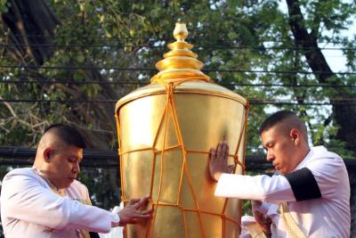 ขบวนพระอิสริยยศแห่เชิญพระโกศพระศพ สมเด็จพระญาณสังวร สมเด็จพระสังฆราช สกลมหาสังฆปริณายก