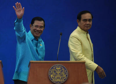 แถลงข่าวหลังการประชุมคณะรัฐมนตรีร่วมไทย-กัมพูชา