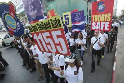 เดินรณรงค์ We safe thailand สร้างความมั่นใจให้แก่นักท่องเที่ยว