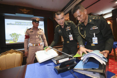 แถลงข่าวการตรวจสอบโครงการจัดสร้างอุทยานราชภักดิ์