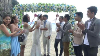 เจ้าบ่าวสุโขทัยวิวาห์หนุ่มตรัง ริมทะเลอันดามันสุดโรแมนติก