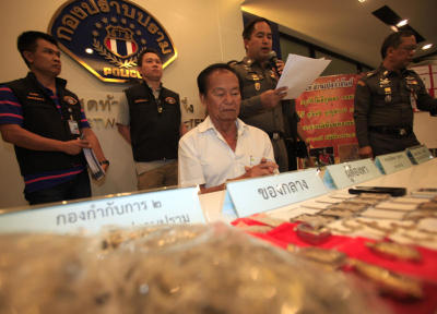 กองปราบแถลงข่าวจับชายวัย80 ต้มตุ๋นประชาชน