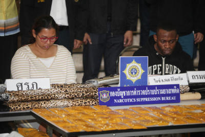 TWO BUSTED OVER 'ICE' HIDDEN IN IMPORTED CHINESE BAGS