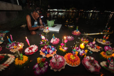 Loy Krathong takes a more tempered tone