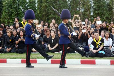 Cavalry, marches mark final procession