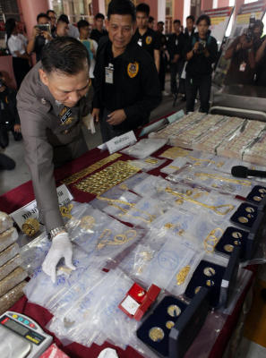 แถลงผลการจับกุมเครือข่ายผู้ค้ายาเสพติด