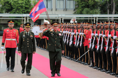 ผบ.ทบ. ให้การต้อนรับรองหัวหน้ากรมใหญ่เสนาธิการ กองทัพประชาชนลาว