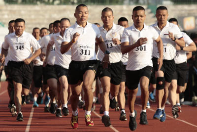 การทดสอบสมรรถภาพร่างกาย ผบ.หน่วย ประจำปีกองทัพบก