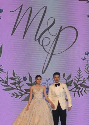 Christmas nuptials kick off married life