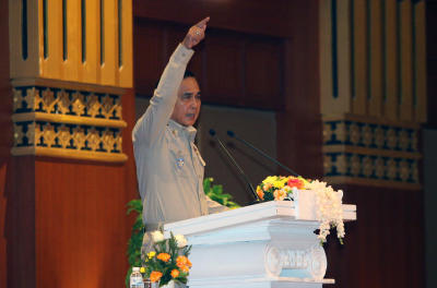 พิธีเปิดการสัมมนานักบริหารระดับสูงเพื่อการบูรณาการการพัฒนาประเทศไทย 4.0
