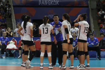 การแข่งขัน Volleyball Nations League ทีมไทยพบทีมเยอรมันนี ที่อินดอร์สเตเดี้ยม หัวหมาก