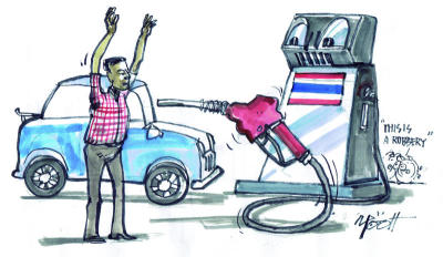 cartoon by Yootachai Kaewdee/ Op-ed cartoon