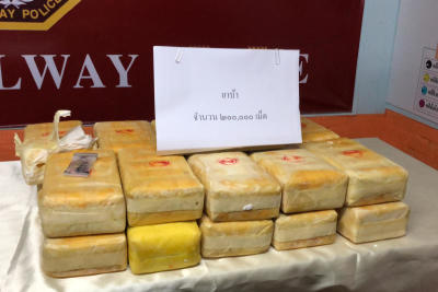 Cop arrested, 200,000 speed pills seized at Yala train station