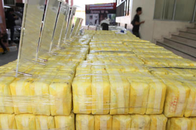 แถลงข่าวการจับกุมยาเสพติดให้โทษและขบวนการค้ายาเสพติดสำคัญ
