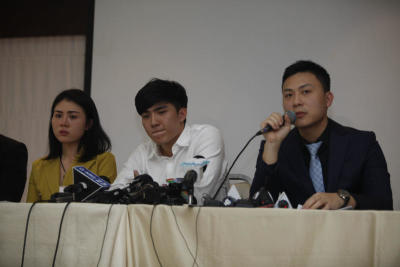 บูม-บิตคอยน์ หรือ นาย จิรัชพิสิษฐ์ จารวิจิตร นักแสดงหนุ่ม แถลงข่าวเปิดใจคดีบิตคอยน์