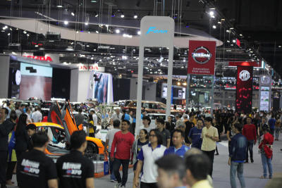 บรรยากาศ งาน motor expo 2018 ที่เมืองทองธานี