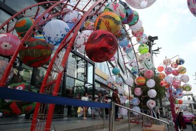 บรรยากาศตกแต่งต้อนรับตรุษจีน 2019