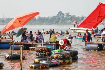 หาดสุขสำราญบึงกาฬ – ปากซันทะเลน้ำโขงแห่งใหม่