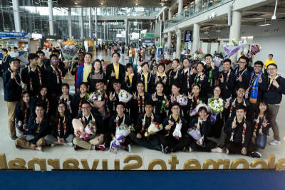 นักเรียนผู้รับรางวัลการแข่งขัน Intel ISEF 2019 เดินทางกลับประเทศไทย