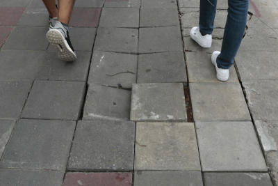 The incredible shrinking pavement