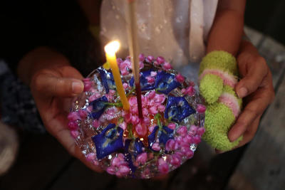 City awash with gifts to water spirits