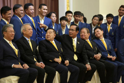 นักกีฬาทีมชาติไทย เข้ารับโอวาทจากนายกรัฐมนตรี