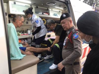 Tourist saved from jungle