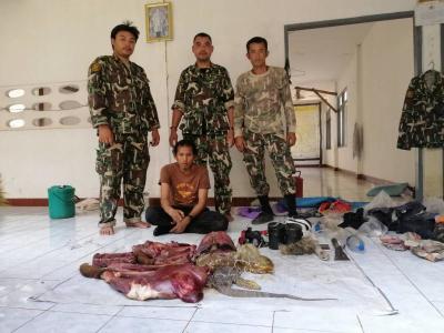 Hunter arrested, slain game seized