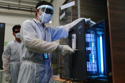 รับมอบตู้อบฆ่าเชื้อด้วยรังสีUVCให้โรงพยาบาลตามโครงการ SOS COVID-19 FIGHT