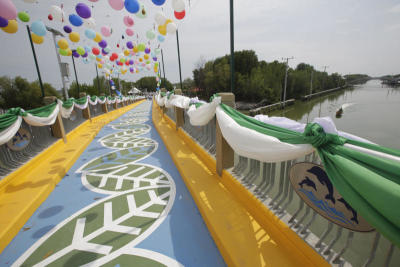 พิธีเปิดสะพานทางเดิน ค.ส.ล.ข้ามคลองพิทยาลงกรณ์ เขตบางขุนเทียน