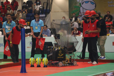 การแข่งขันหุ่นยนต์ MCOT – ABU ชิงชนะเลิศประเทศไทย ประจำปี 2563 ภายใต้การแข่งขัน ‘’โรโบ รักบี้’’