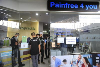 Illegal chiropractors raided