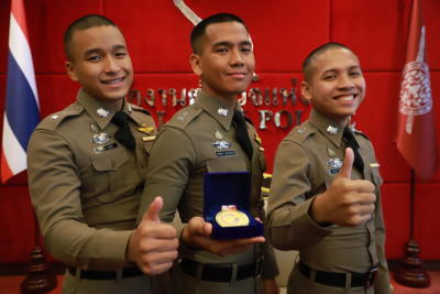 ผบ.ตร. แสดงความยินดี และมอบรางวัลแก่  “นักเรียนนายร้อยตำรวจ” ที่ได้รับรางวัลชนะเลิศ Thailand Cyber Top Talent 2022