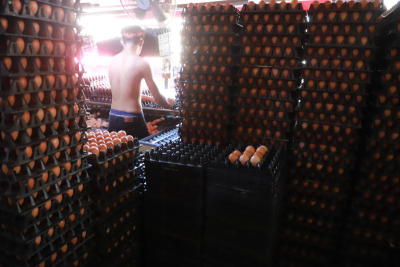 ร้านขายส่งไข่ไก่ตลาดคลองเตย