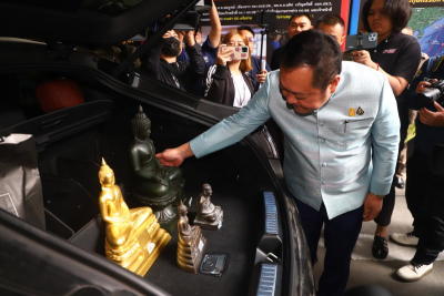 พ.ต.อ.ทวี สอดส่อง รมต.ยุติธรรม, ผบช.ปส. และเลขา ป.ป.ส. แถลงผลการปฏิบัติ คดีรายสำคัญ “ยุทธการสยบไพรีปราบสมุทร(Poseidon1