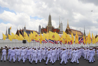 Royal birthday procession